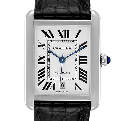 cheap mens cartier watches|stainless steel cartier watch men's.